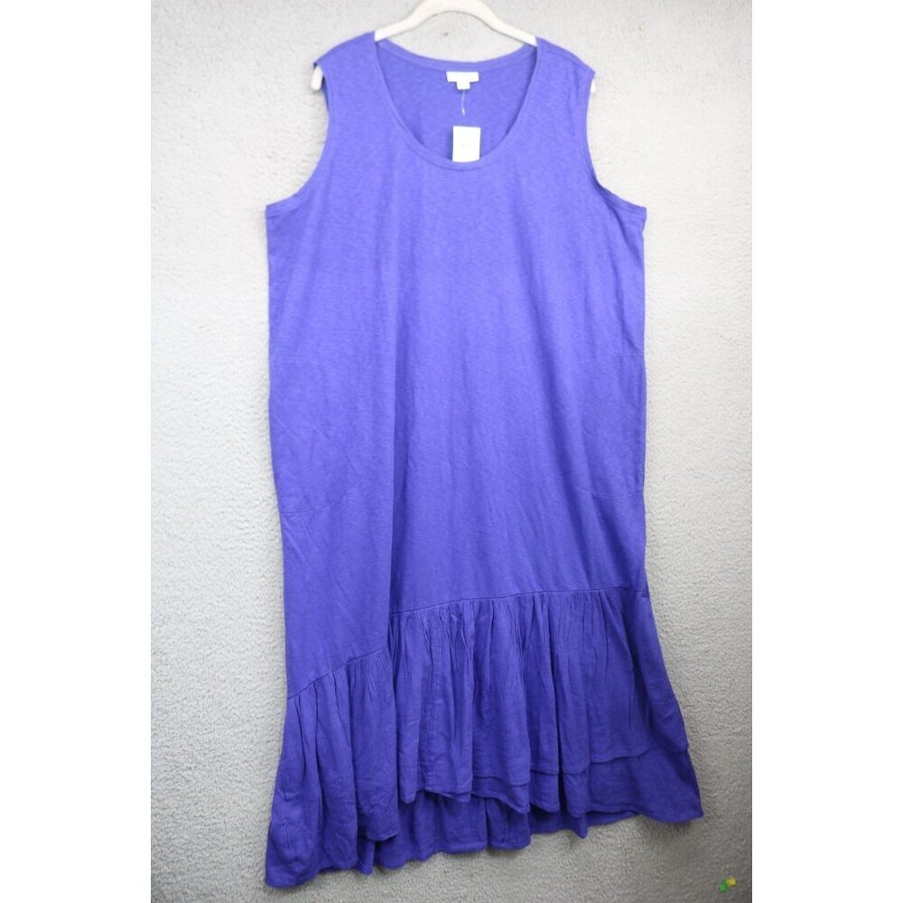 J. Jill Sleeveless Maxi Dress-2X-New w/Tags-Pockets-Modal Blend